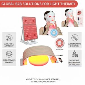 B2B Supply of Best Led Face Masks for Anti-Aging Centers - Industrial Strength Tech | Best Seller | Houston Hub